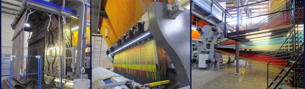 فرش 1000شانه (مراحل بافت )