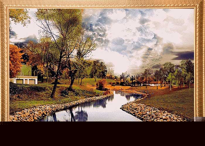 تابلو فرش 1000 شانه