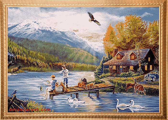 تابلو فرش 1000 شانه